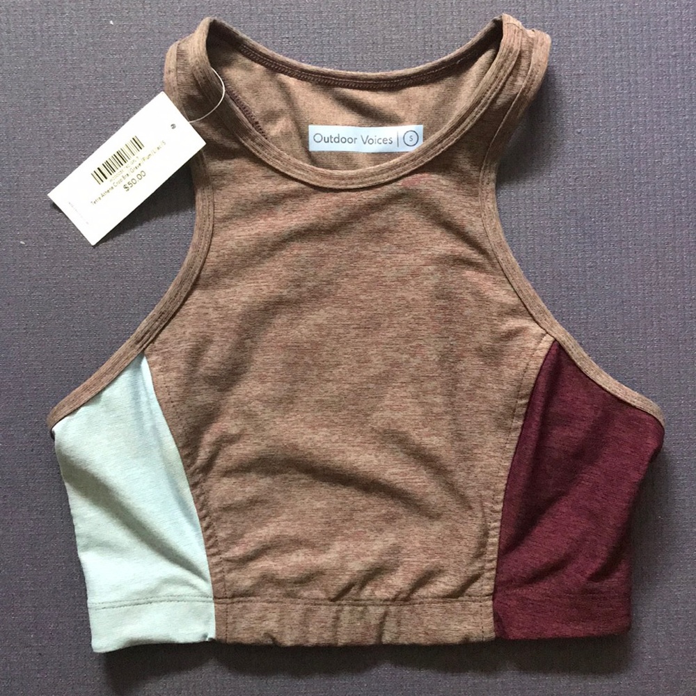 NWT Outdoor Voices Athena Crop Bra